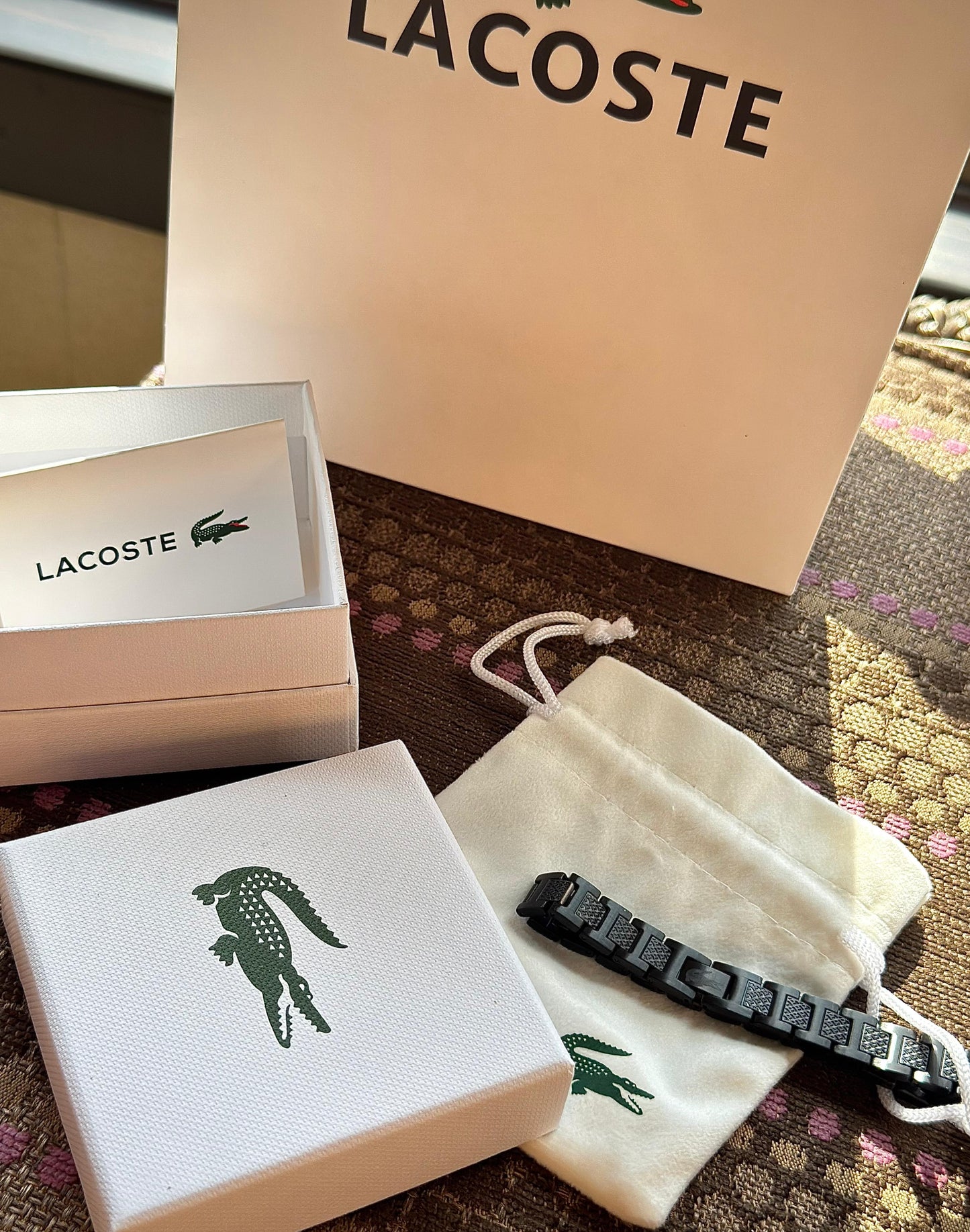 Lacoste Black Link Bracelet