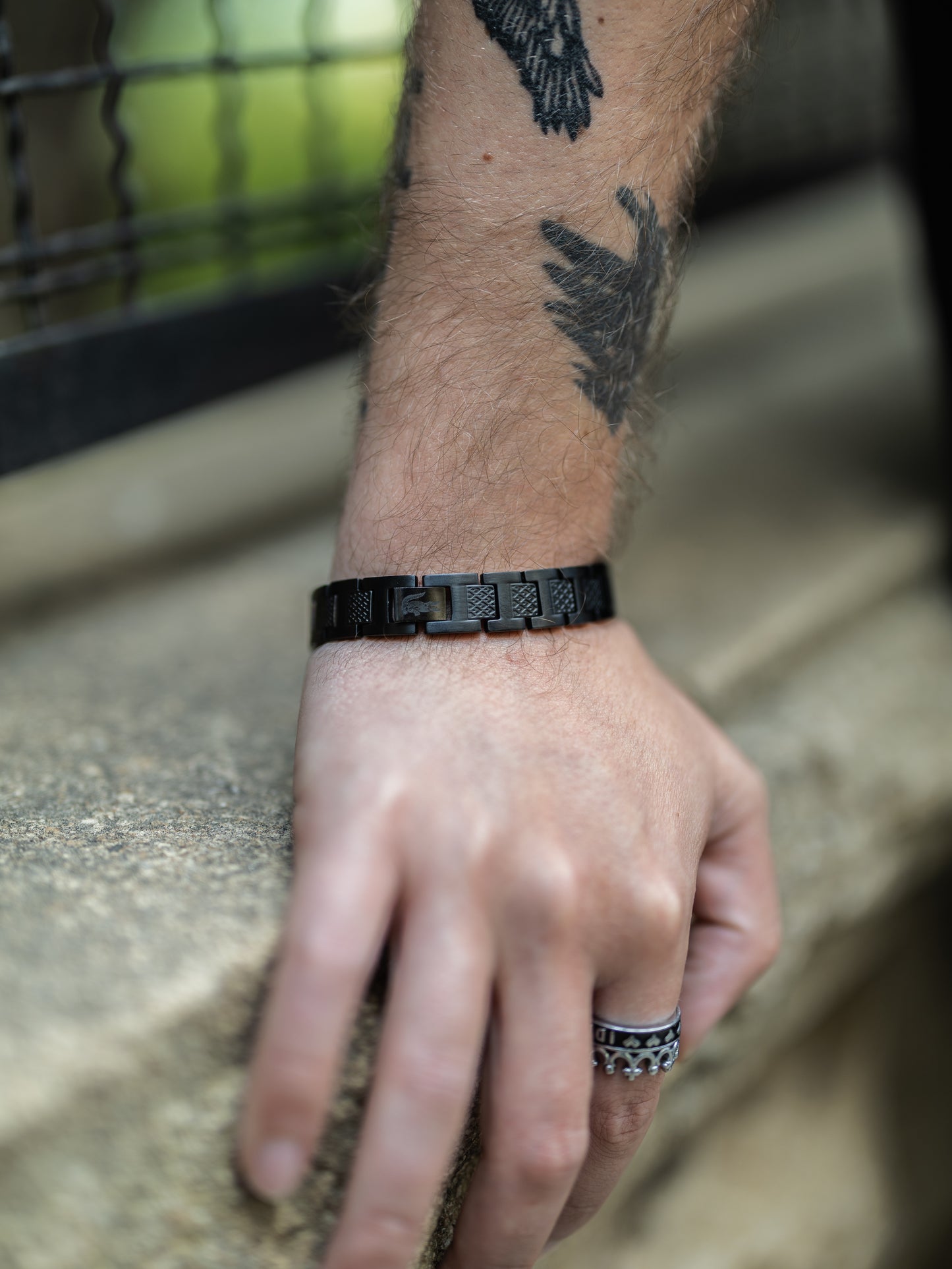 Lacoste Black Link Bracelet