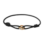 Trinity Unisex Love Bracelet - Black