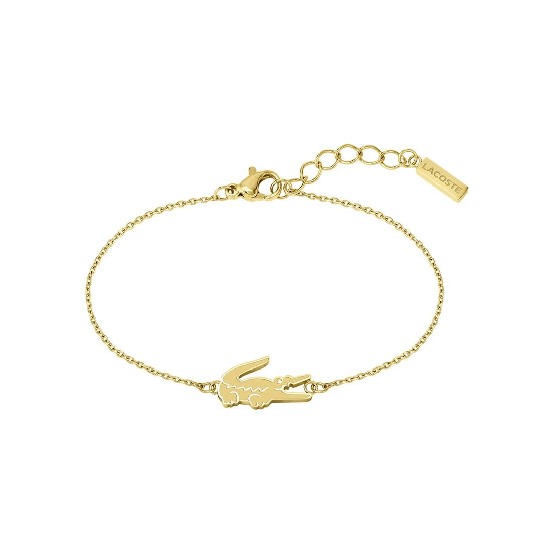 LACOSTE ブレスレット 2040146 CROCODILE ACCESORY SILVER Amazon.com: Lacoste Crocodile Chain Bracelet for Men and