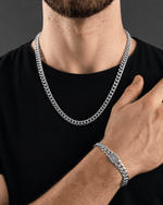 Cuban Chain Bracelet - Silver