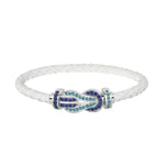 Fred Women's Bracelet - White with blue diamonds
