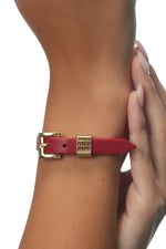 MiuMiu Leather Bracelet - WristWorthy