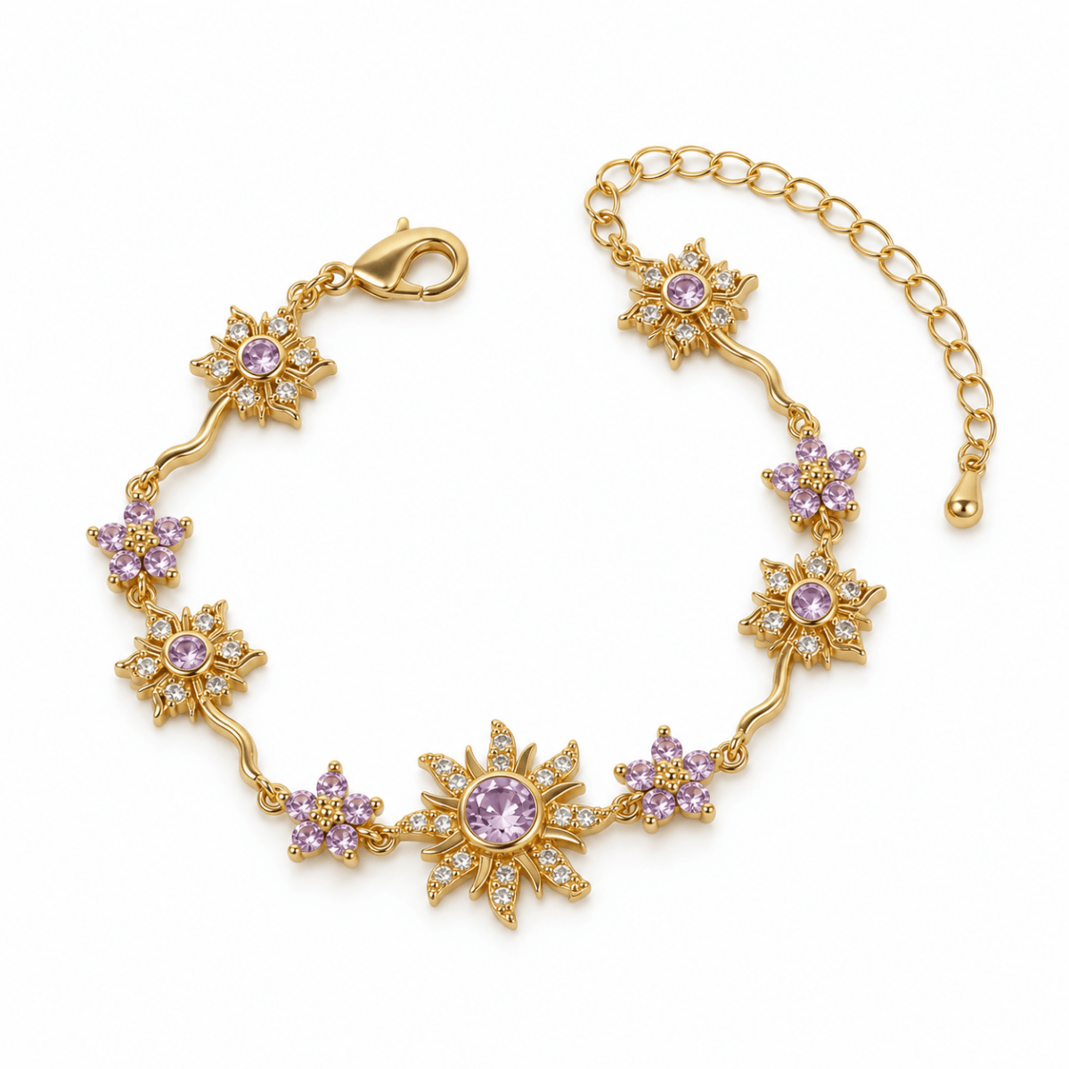 Rapunzel Bracelet - Violet Gold