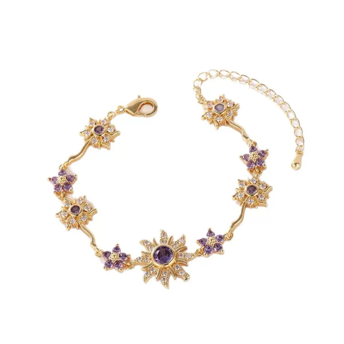 Rapunzel Bracelet - Violet Gold