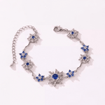 Rapunzel Bracelet - Blue Silver