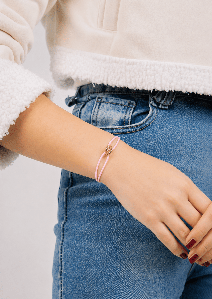 Trinity Unisex Love Bracelet - Pink