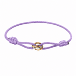 Trinity Unisex Love Bracelet - purple