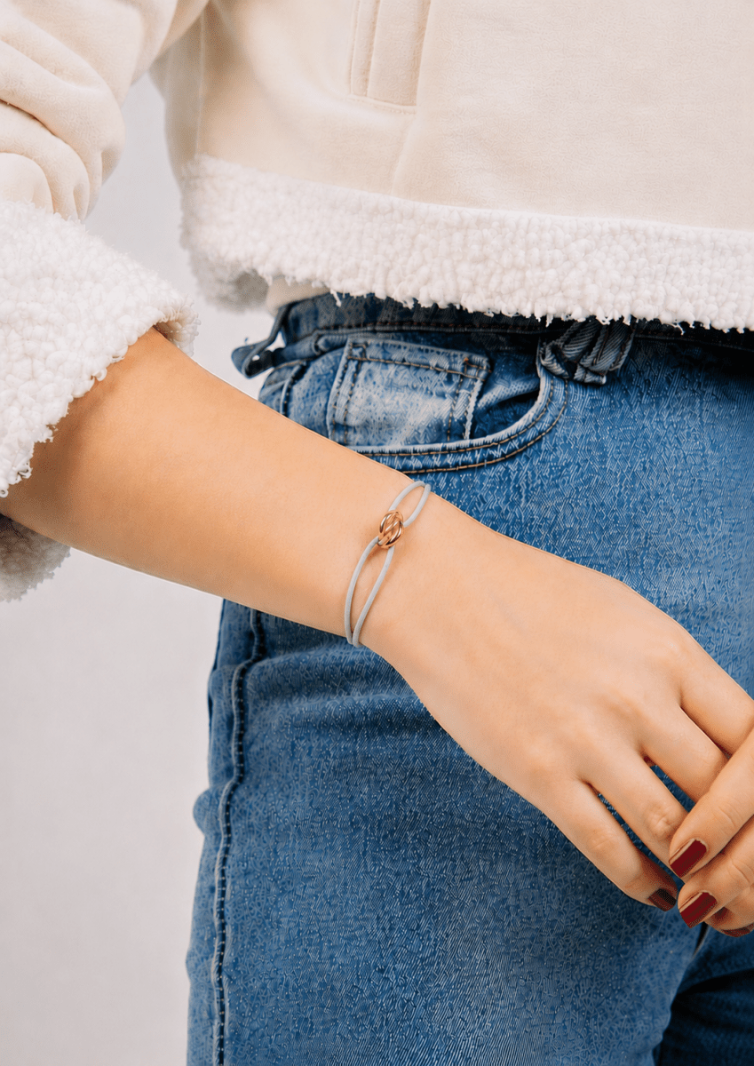 Trinity Unisex Love Bracelet - Silver