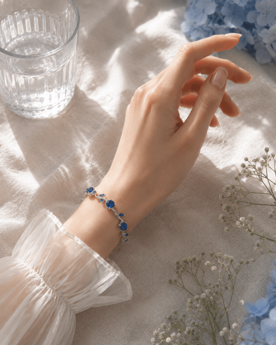 Tulips Bracelet - Royal Blue