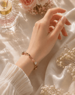 Tulips Bracelet - Violet Gold